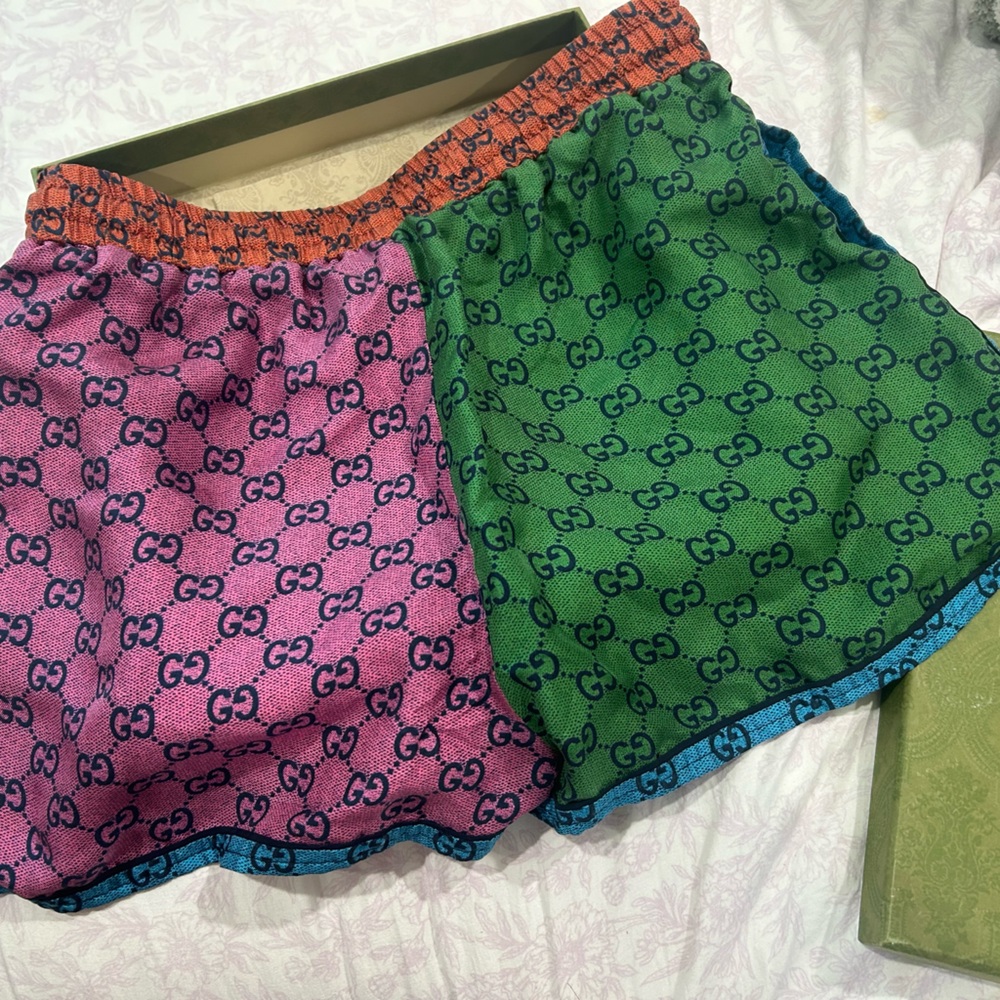 Gucci multi color shorts